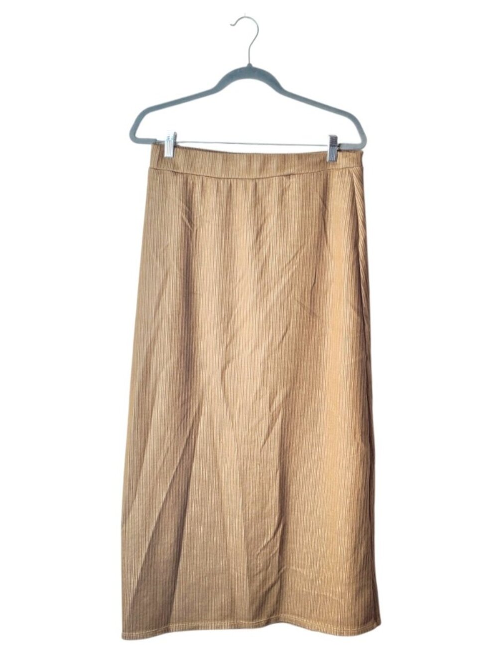 Halara High Waisted Ribbed Casual Maxi Skirt